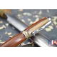 Stylo plume en bois de cocobolo.