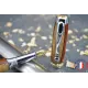 Fountain pen made of cocobolo wood.