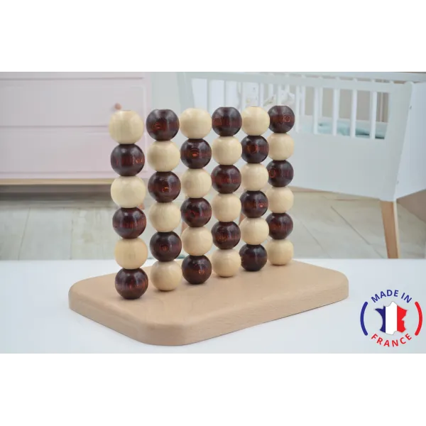 wooden toy - 4 in a row