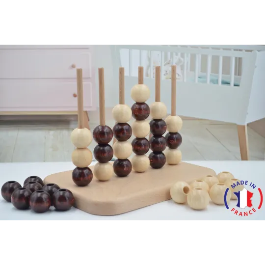 wooden toy - 4 in a row