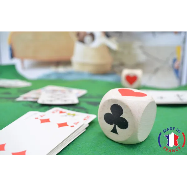 Dice reminder for belote