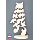 Wooden puzzle owl to paint