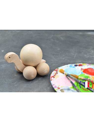 wooden toy - turtle ball