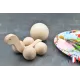 wooden toy - turtle ball