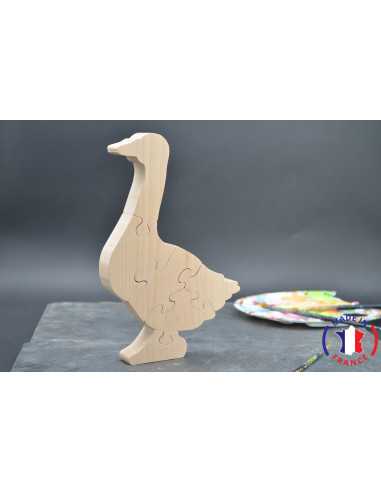 Puzzle Goose to paint in wood.