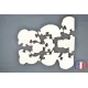Puzzle Ours à peindre en bois