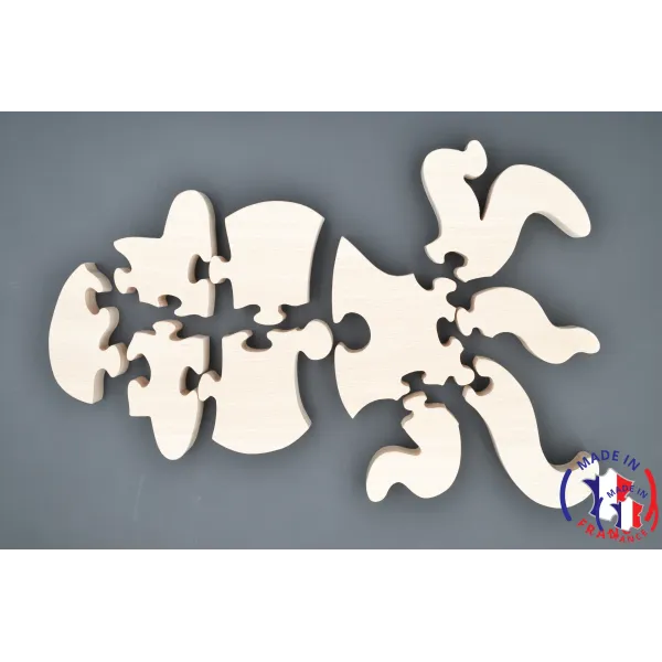 Pack Kit peintures + Puzzle pieuvre