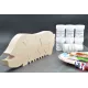 Pack Kit peintures + Puzzle cochon
