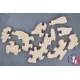 Puzzle bois poule + peintures Bois Hêtre - Au Bois Enchanté