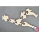 Pack Kit peintures + Puzzle girafe