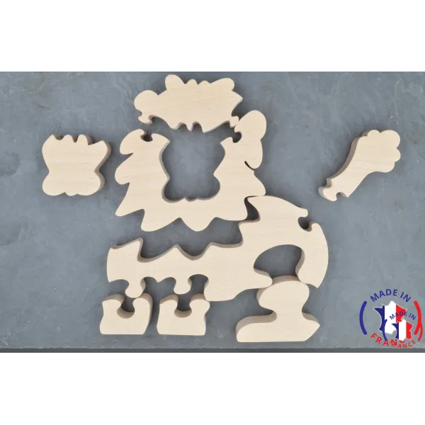 Pack Kit paintings + Puzzle lion