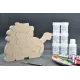 Pack Kit paintings + Puzzle lion