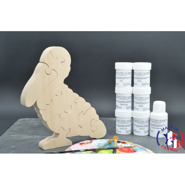 Pack Kit paintings + Pelican puzzle