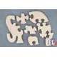 Pack Kit paintings + Elephant puzzle
