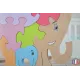 puzzle en bois - puzzle elephant
