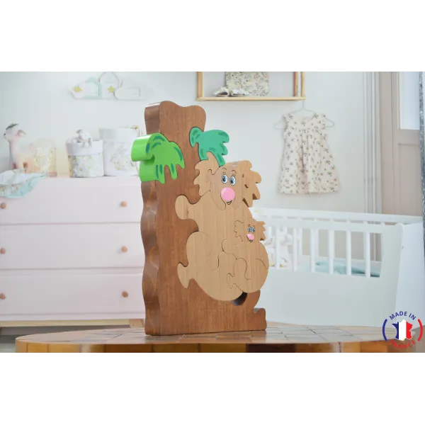 puzzle en bois - puzzle koala