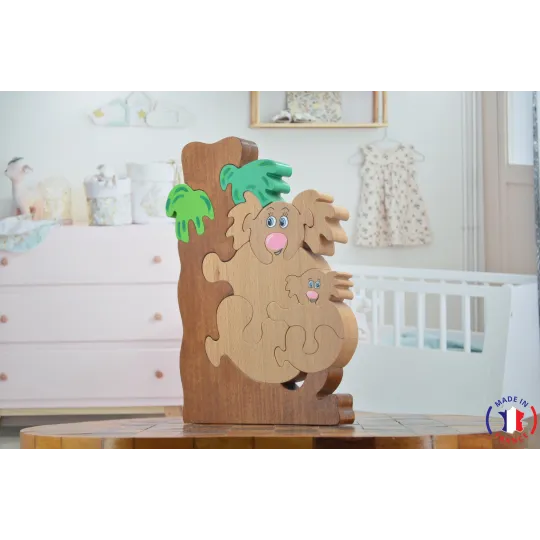 puzzle en bois - puzzle koala