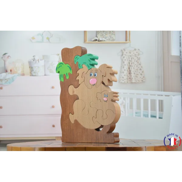 puzzle en bois - puzzle koala