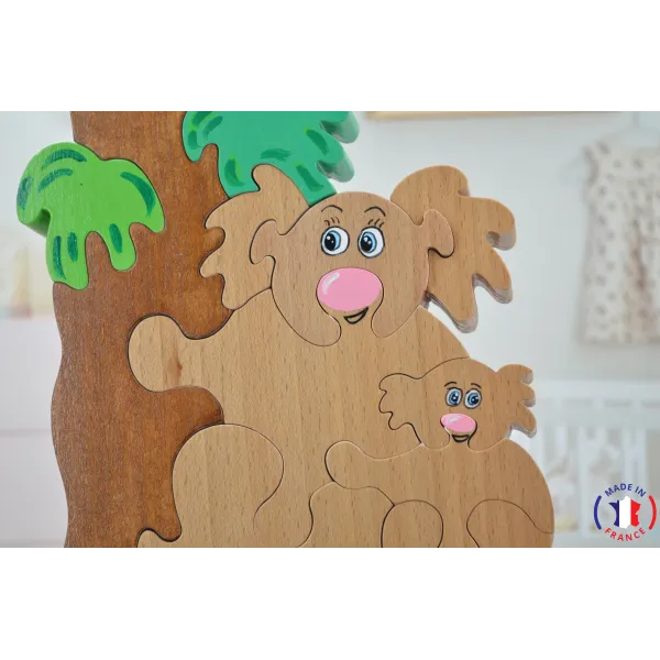 puzzle en bois - puzzle koala