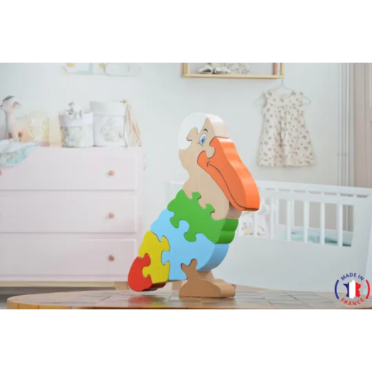 Puzzle en bois Pélican
