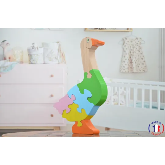 Wooden puzzle Goose