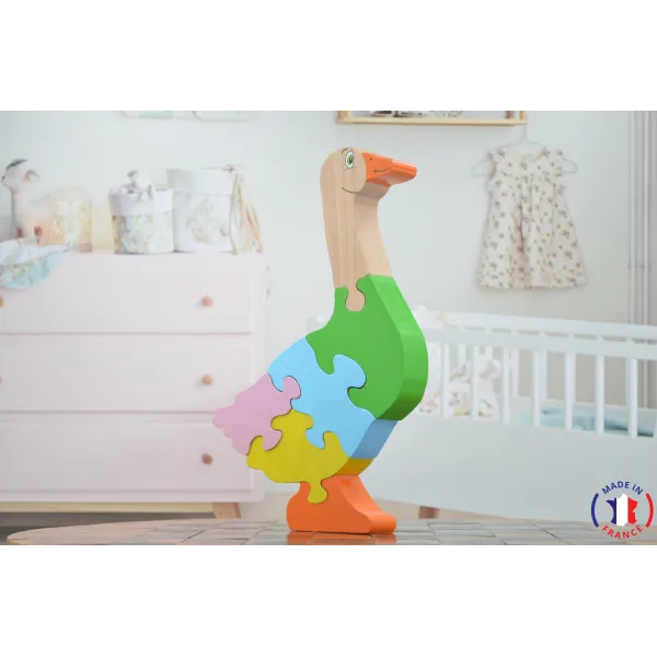 Wooden puzzle Goose