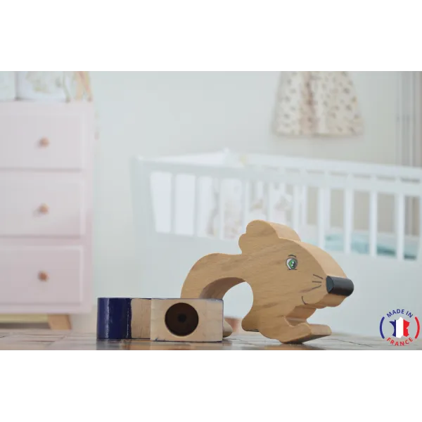 Boite à dent souris en bois-Au bois enchanté