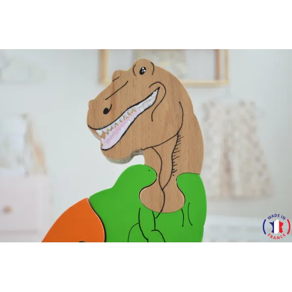 T-rex wooden puzzle