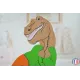 T-rex wooden puzzle