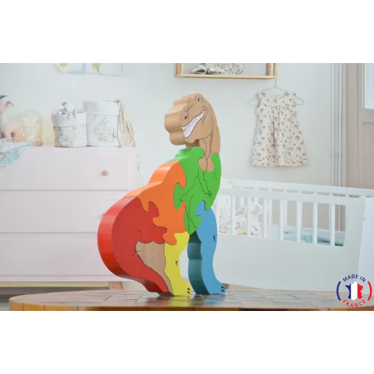 Puzzle en bois T-rex