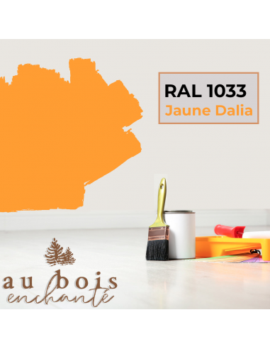 Peinture norme jouet Jaune dahlia RAL 1033