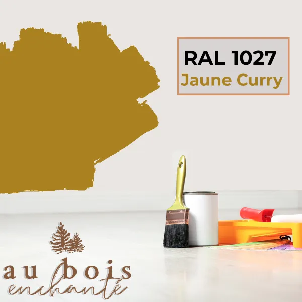 Peinture norme jouet Jaune curry RAL 1027