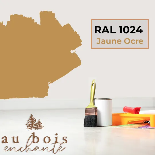 Peinture norme jouet Jaune ocre RAL 1024