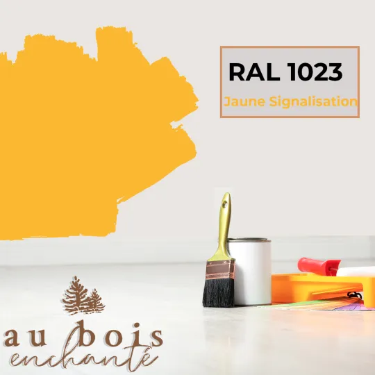 Peinture norme jouet Jaune signalisation RAL 1023