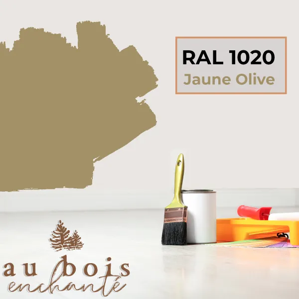 Toy standard paint Olive yellow RAL 1020