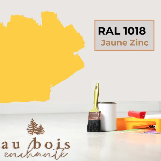 Paint standard toy Yellow zinc RAL 1018