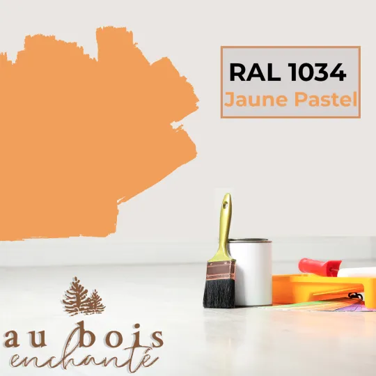 Peinture norme jouet Jaune pastel RAL 1034