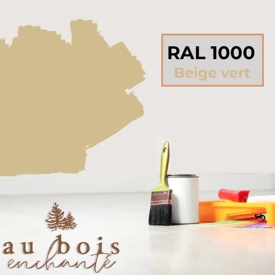 Paint standard toy Beige green RAL 1000