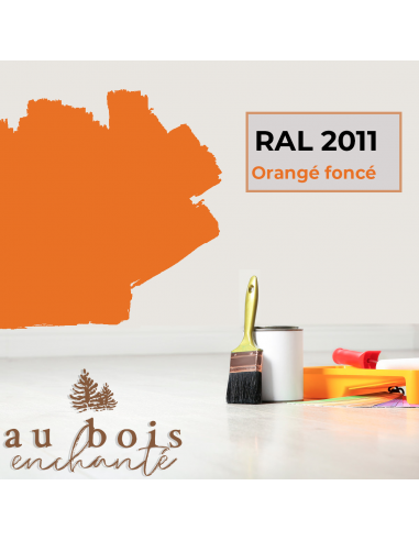 Peinture norme jouet Orangé foncé RAL 2011