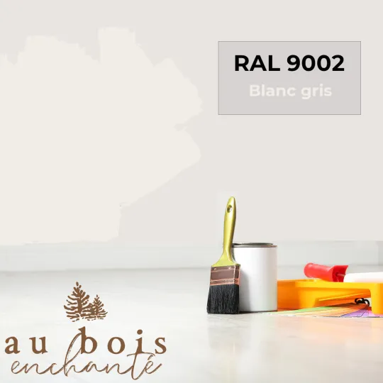 Peinture norme jouet blanc gris (RAL 9002)