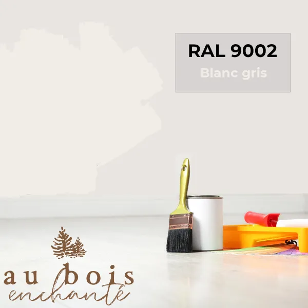 Peinture norme jouet blanc gris (RAL 9002)