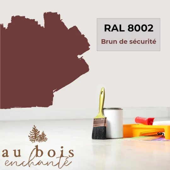 Peinture norme jouet Brun de sécurité (RAL 8002)