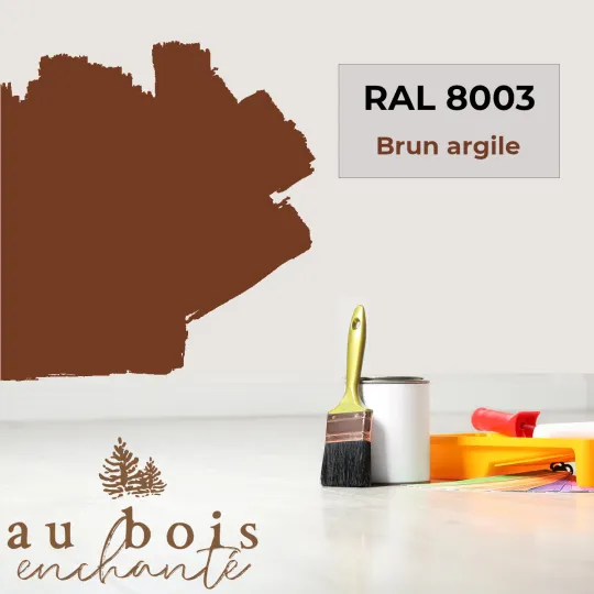 Peinture norme jouet Brun argile (RAL 8003)