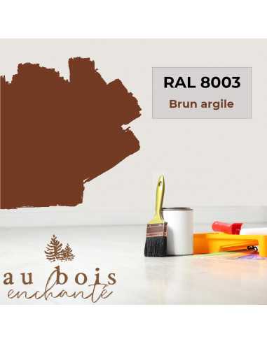 Peinture norme jouet Brun argile RAL 8003
