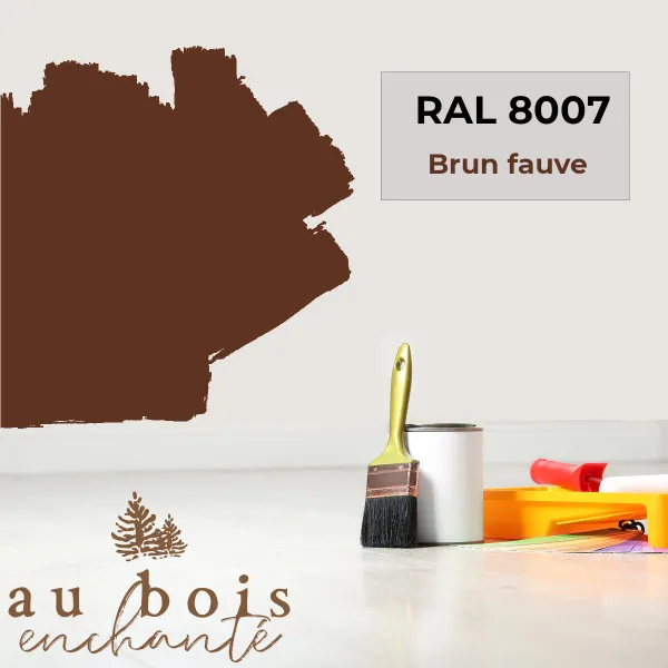 Peinture norme jouet Brun fauve (RAL 8007)