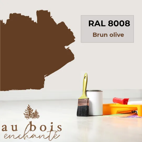 Olive Brown Toy Standard Paint (RAL 8008)