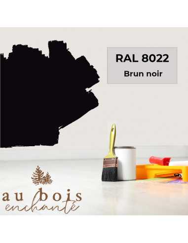 Peinture norme jouet Brun noir (RAL 8022)