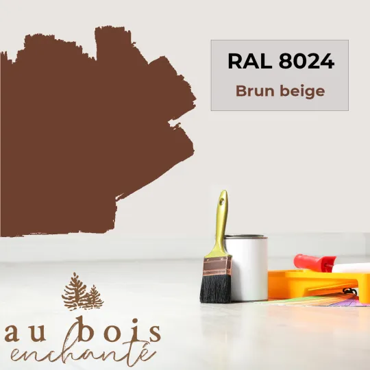 Peinture norme jouet Brun beige (RAL 8024)