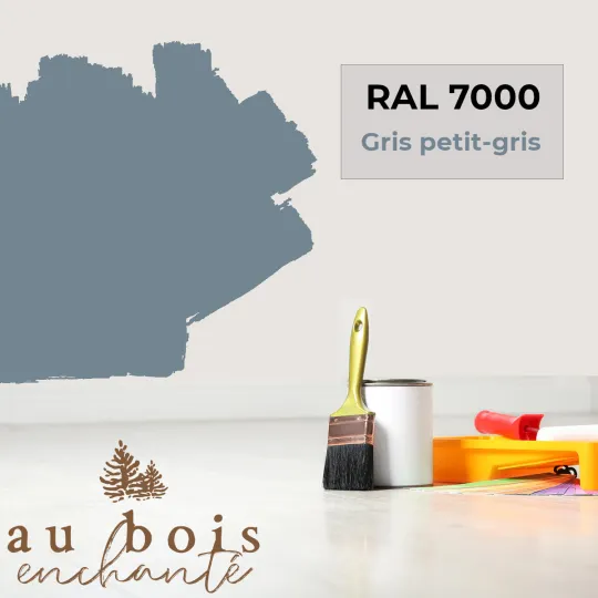 Paint standard toy Grey small-grey (RAL 7000)