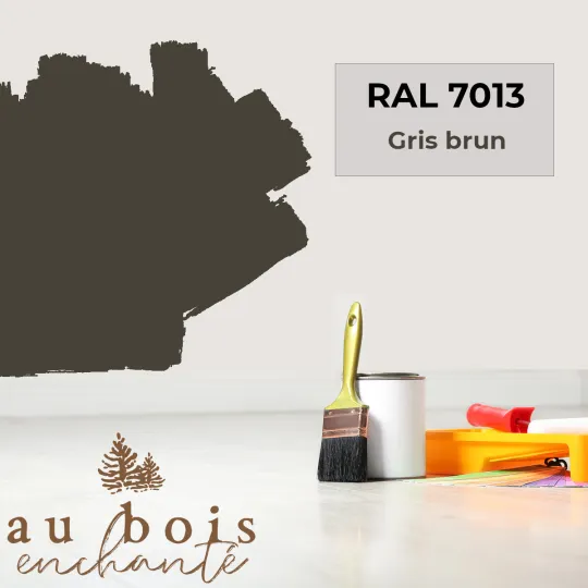 Toy standard paint Grey brown (RAL 7013)